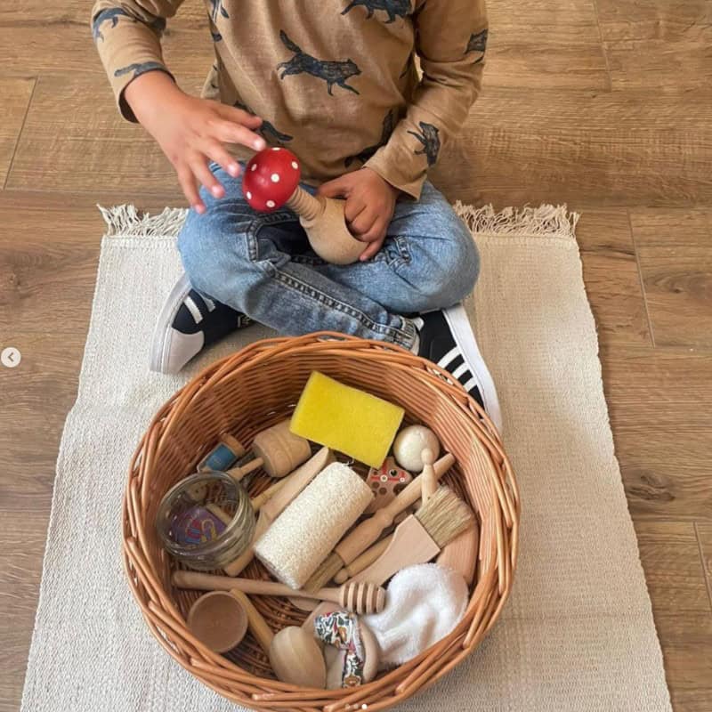 treasure baskets for toddlers 