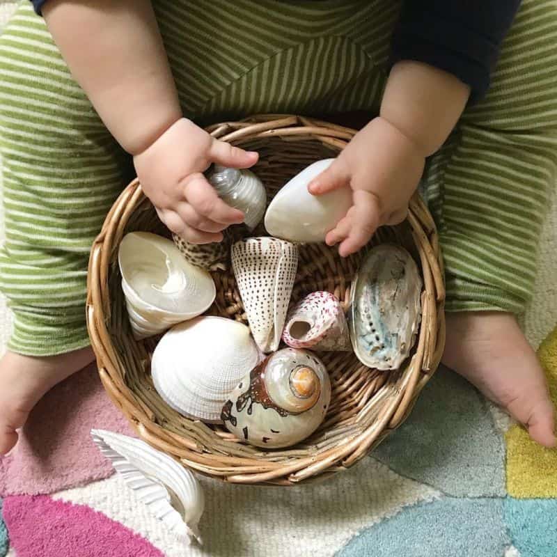 treasure baskets for toddlers 