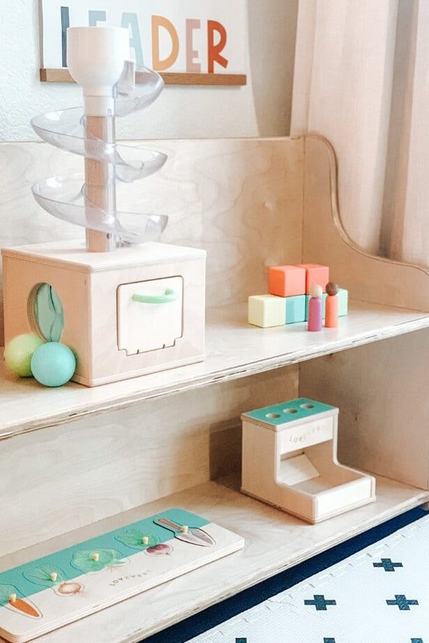 How To Set Up Montessori Shelves At Home