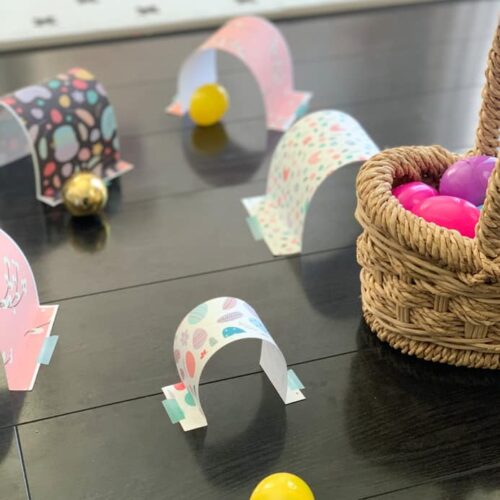 Paper Tunnels And Easter eggs