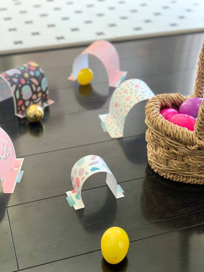 Paper Tunnels And Easter eggs