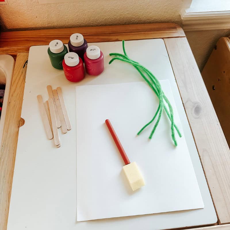 hand flower craft for kids