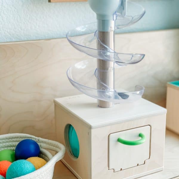 5 Fun Ways To Use The Ball Run From Lovevery Babbler Play Kit.