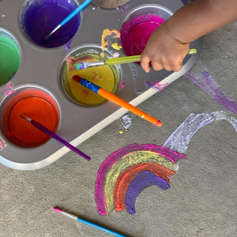 sidewalk chalk paint recipe