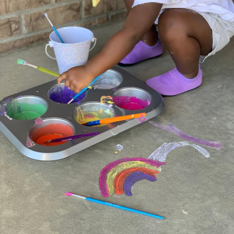 sidewalk chalk paint recipe