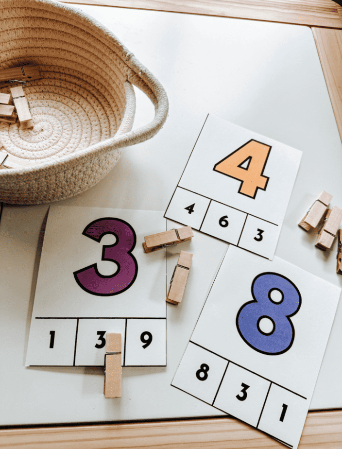 Counting activities for toddlers