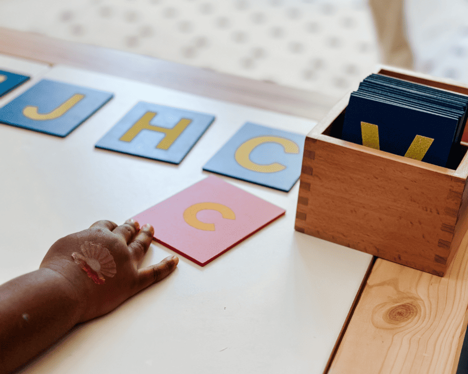 Montessori Sand Paper Letters 