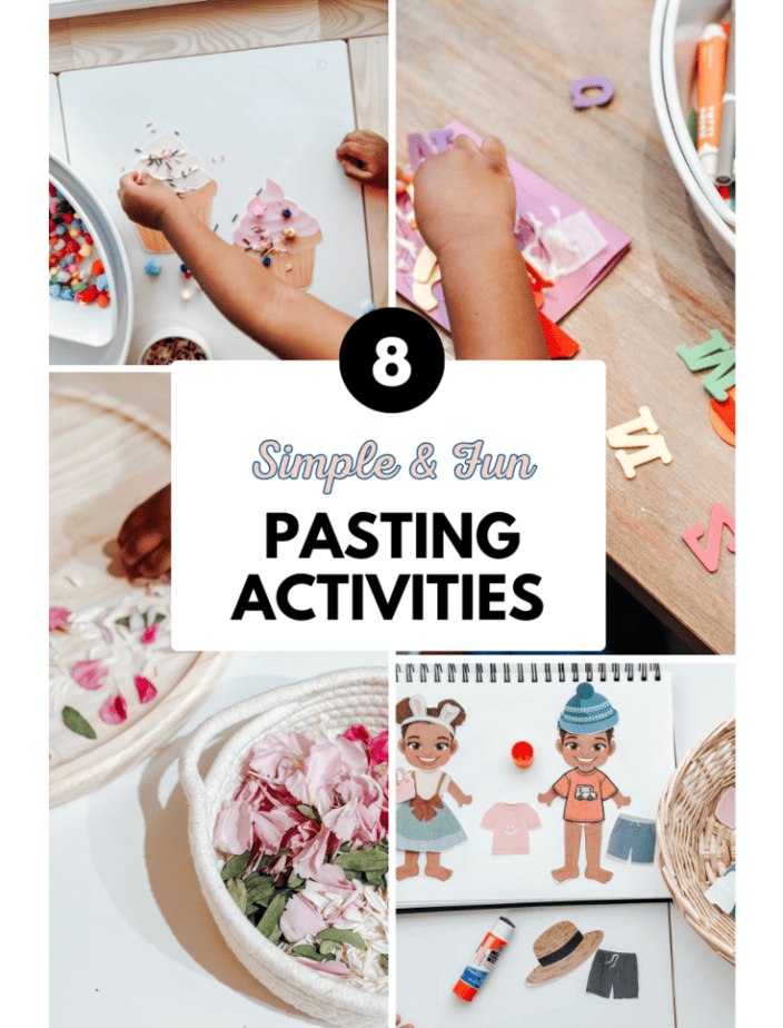 Pasting Activities For Toddlers