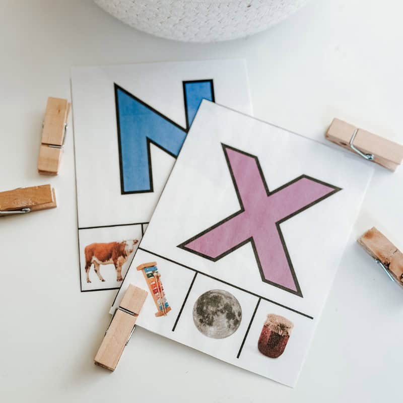 alphabet clothespin activity