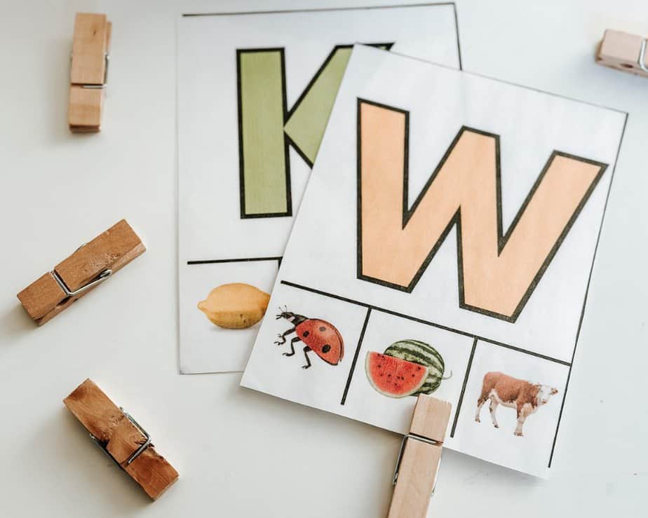 alphabet clothespin activity 