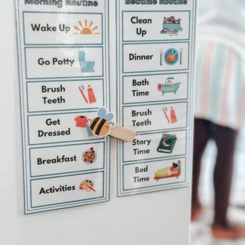 Routine Charts For Toddlers_ FREE PRINTABLE