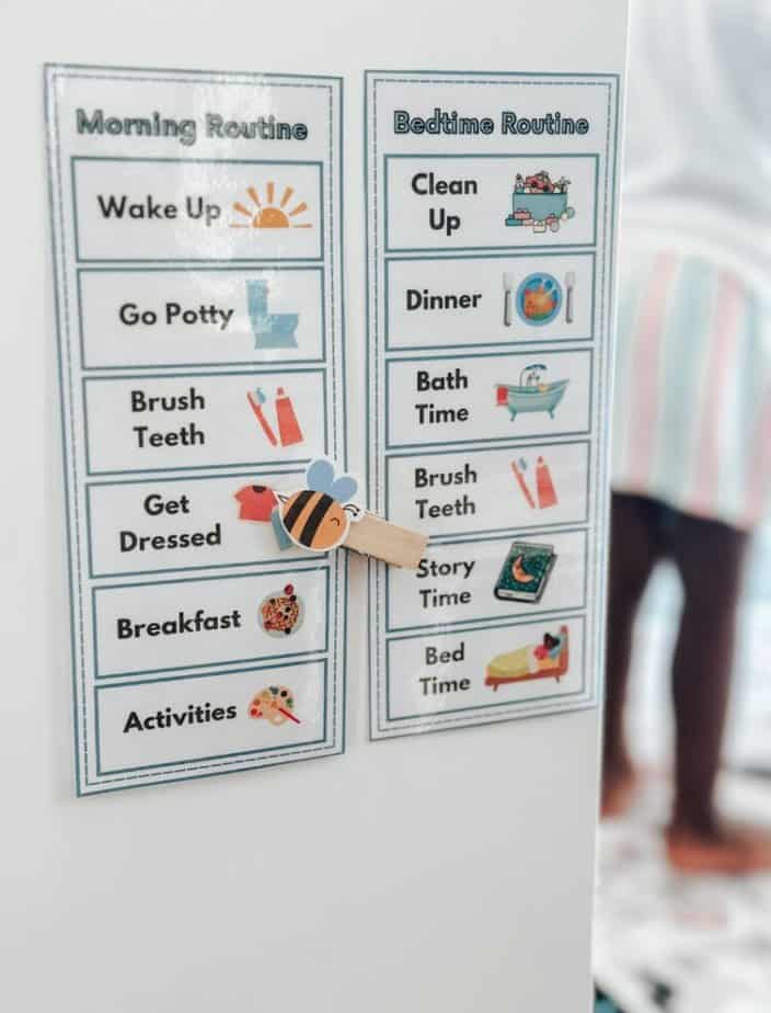 Routine Charts For Toddlers_ FREE PRINTABLE