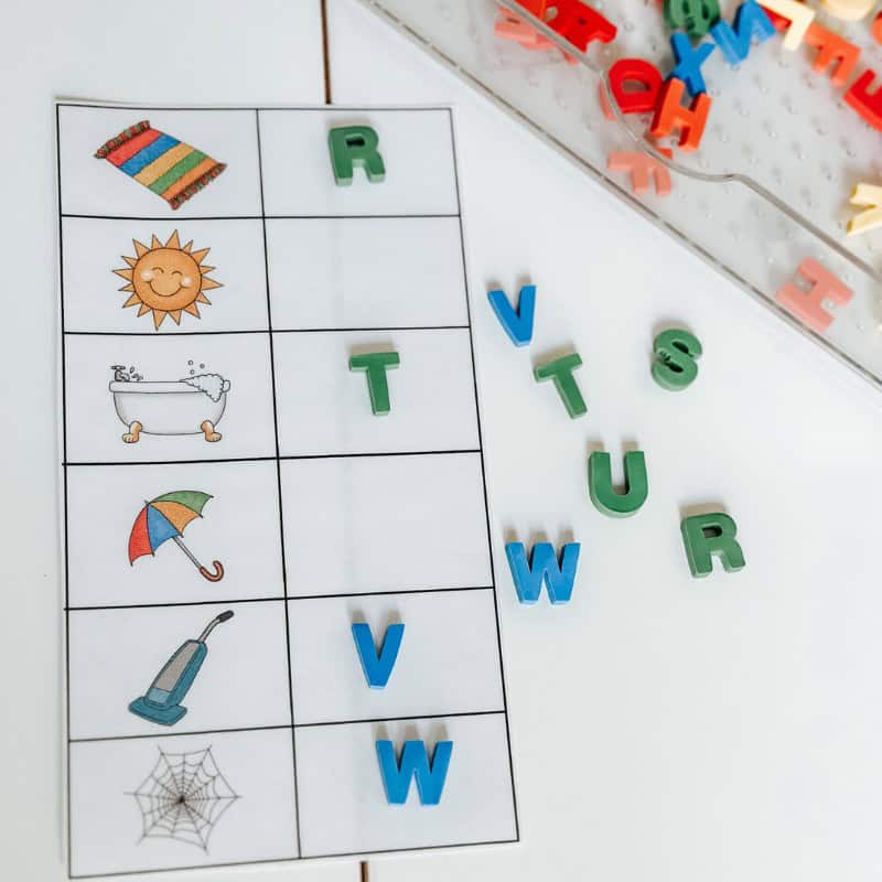 Letter Sound Activity Mat