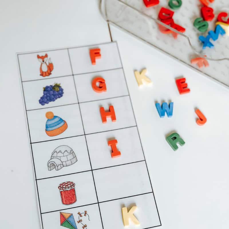 Letter Sound Activity Mat