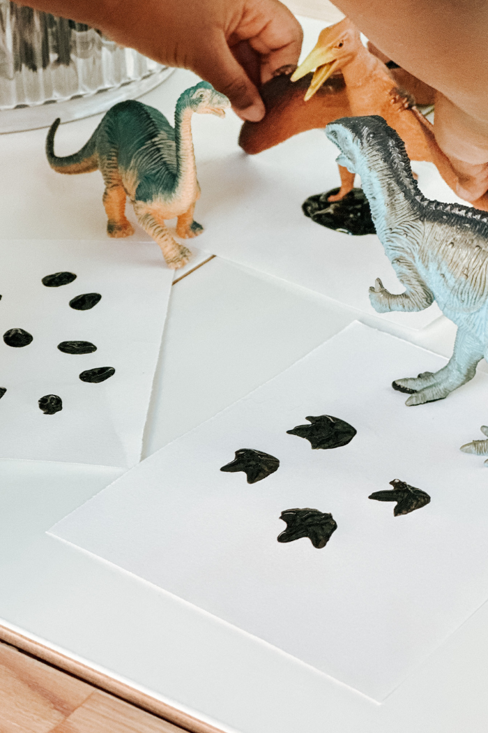 Low-Prep Dinosaur Footprint Activity