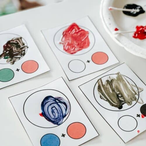 color mixing activity for preschoolers