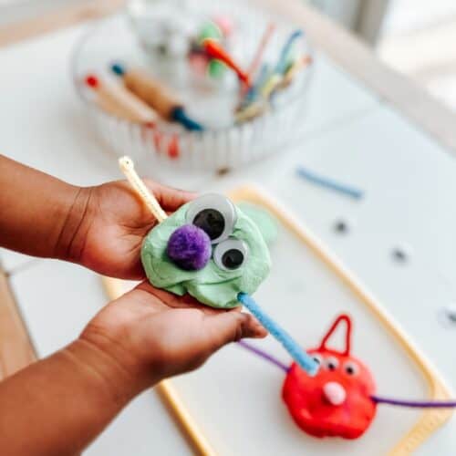 Monster Playdough Activity