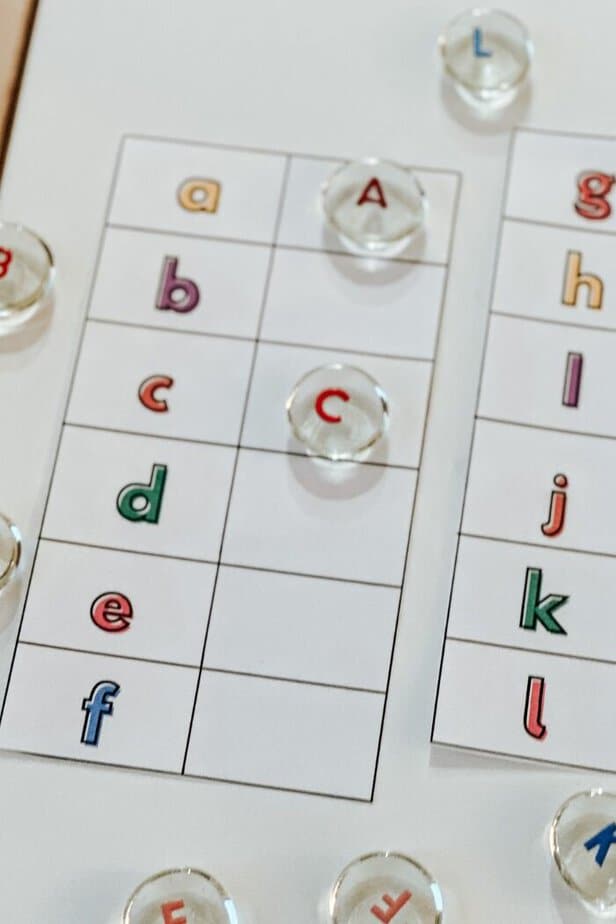 FREE Alphabet Matching Printable