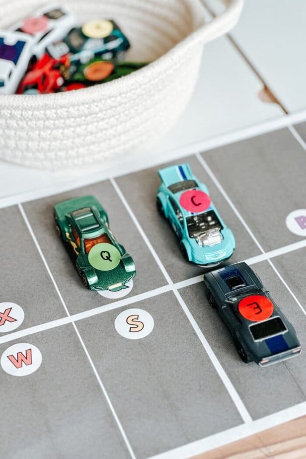 Fun Alphabet Parking Lot Activity For Preschoolers