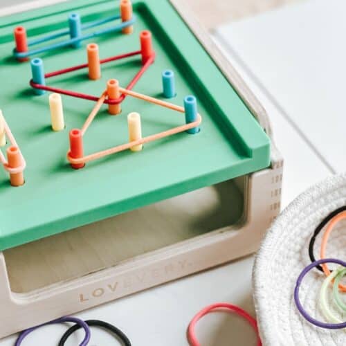 DIY GEOBOARD FOR TODDLERS