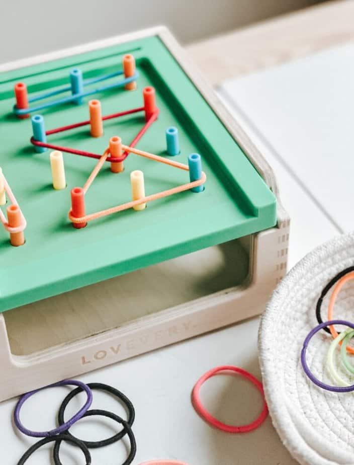 DIY GEOBOARD FOR TODDLERS