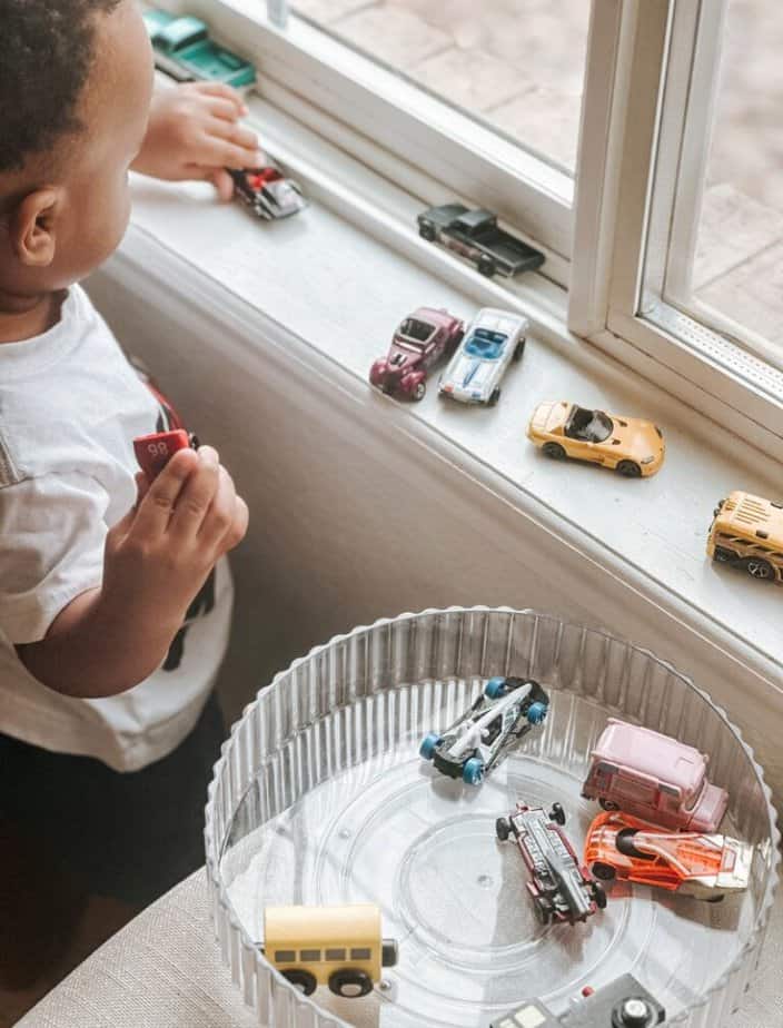 Simple Window Car Activity For Toddlers