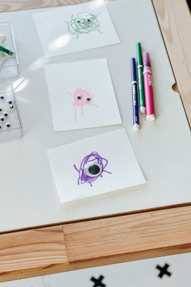 Fun Monster Scribble Art Activity For Toddlers