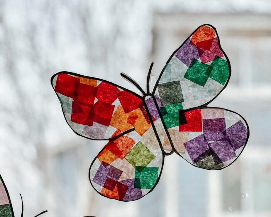 butterfly suncatcher craft for kids butterfly suncatcher craft for kids