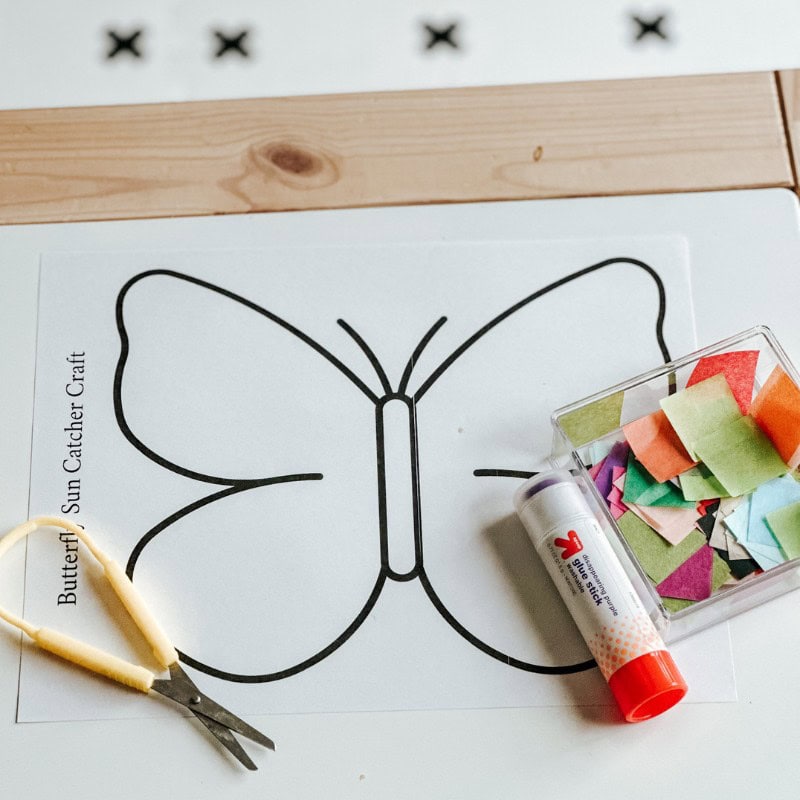 butterfly suncatcher craft for kids butterfly suncatcher craft for kids