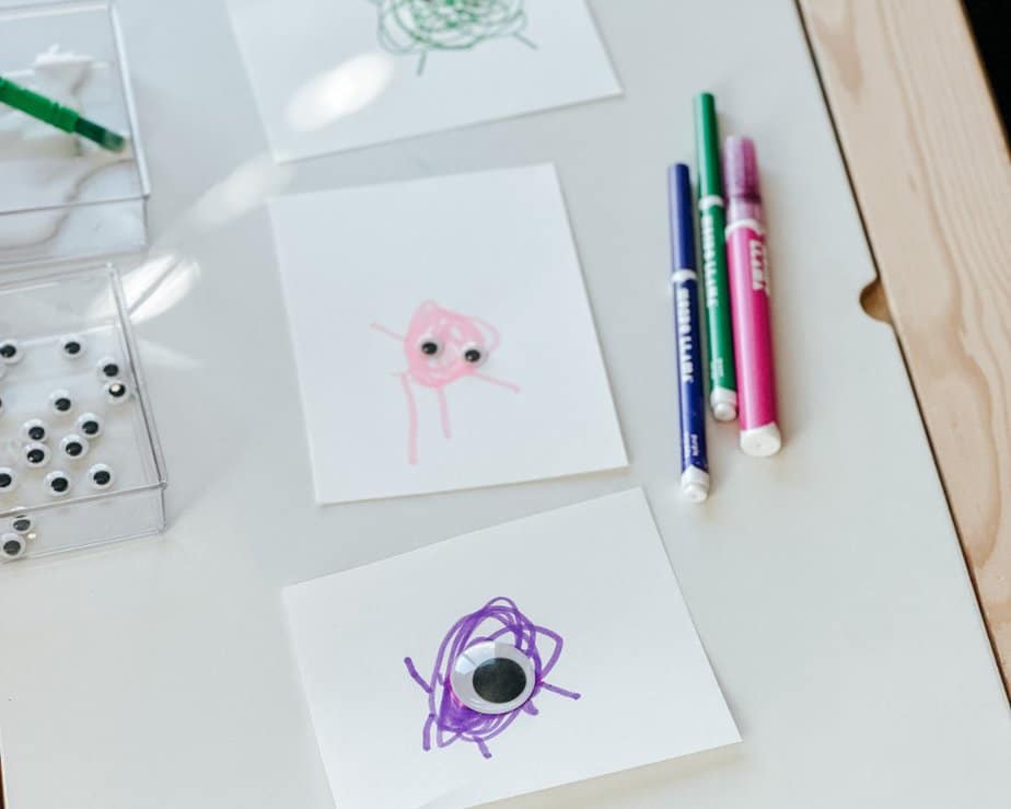 monster scribble art activity for toddlers art activity for toddlers