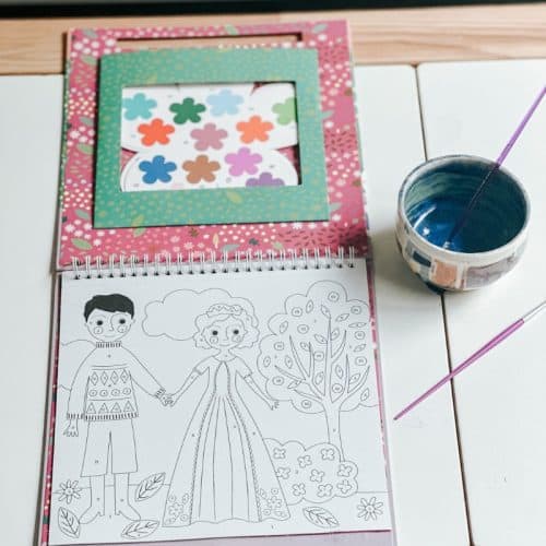 water coloring activity