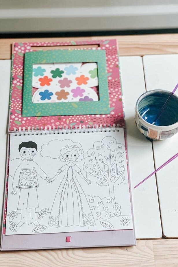 Floss & Rock Water Coloring Activity | Paint By Number
