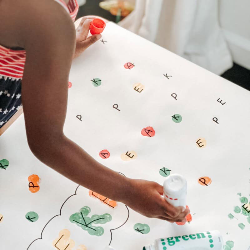 alphabet activity for toddlers
