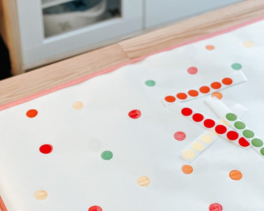 Dot Sticker Activity For Toddlers