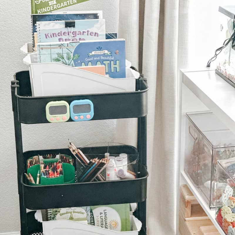 homeschool organization for small spaces