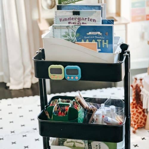 homeschool organization for small spaces