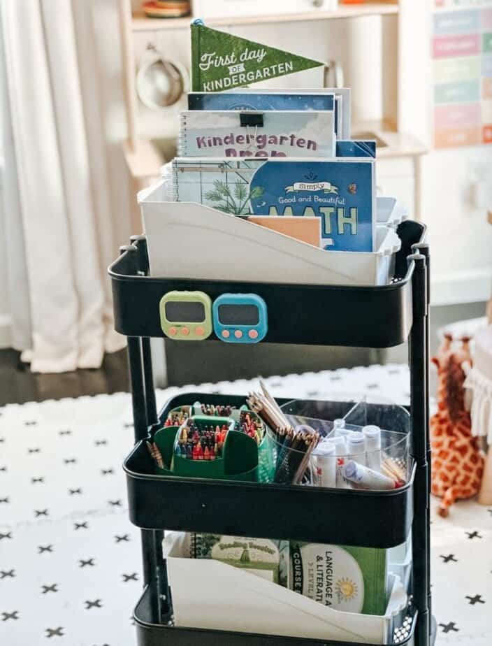 homeschool organization for small spaces