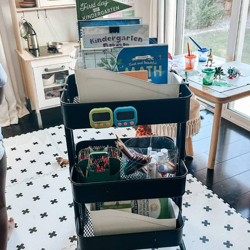 homeschool organization for small spaces