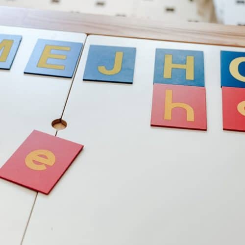 Alphabet Sand Letters Activity