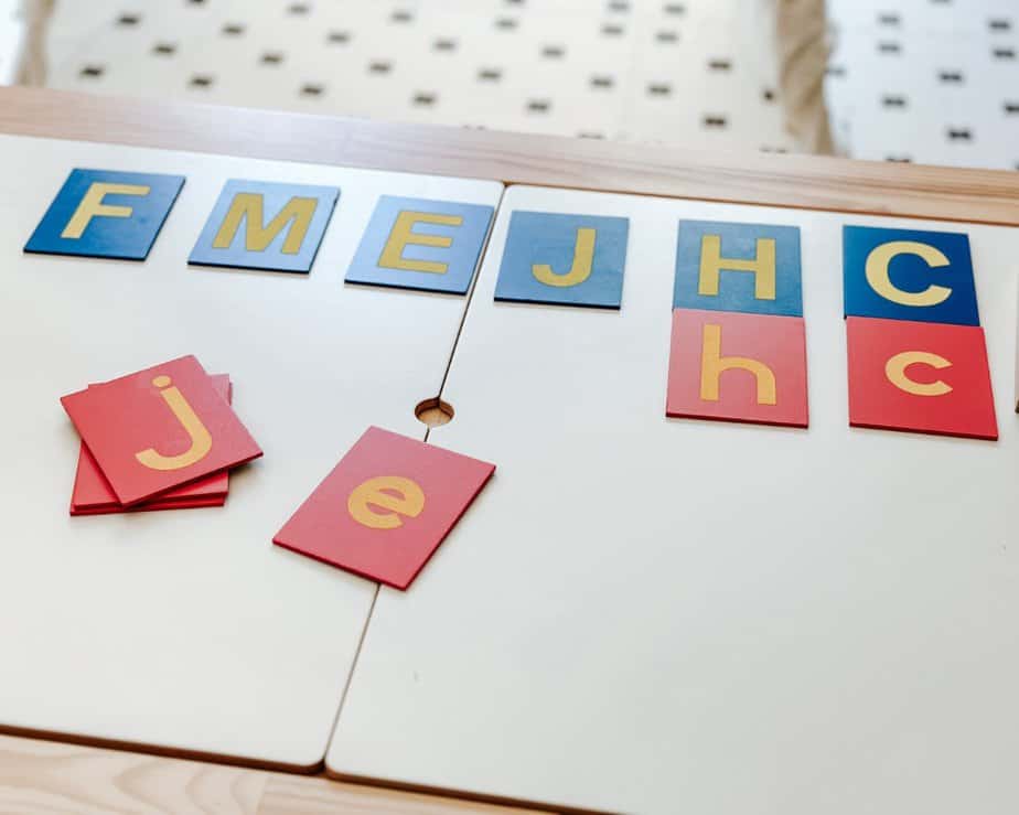 Alphabet Sand Letters Activity
